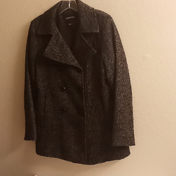 London Fog Jackets & Blazers - LONDON FOG Women Coat Size S Black-Gray-White Colors HGC
